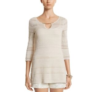 White House Black Market Keyhole Tunic